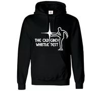 Trend Gear The Old Grey Whistle Test Hoody Men's Pop Retro Sweatshirt Rock Band Music Hood Hoodies (BLACK - Medium)