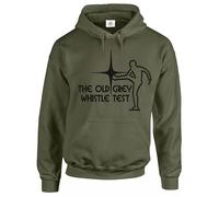 Trend Gear The Old Grey Whistle Test Hoody Men's Pop Retro Sweatshirt Rock Band Music Hood Hoodies (OLIVE - XX-Large)