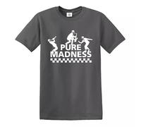 Trend Gear Tone 2 The Specials Reggae Ska Rude Retro Charcoal T-Shirts Men's 70s 80s Tops