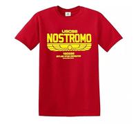 Trend Gear USCSS Nostromo Alien T-Shirt 180286 Mens Film Movie Weyland-Yutani Gift Top - RED - 5XL