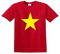 Trend Gear Vietnam Flag T-Shirt Kids Vietnamese Symbol Funny Gift Idea Teens Top Tee(Red,12-14 Years)