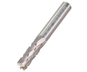 Trend GRP Coarse Cut Non-Plunge STC Router Cutter, 1/4 in Shank | Solid Carbide Cutter For Professional Shaping Of GRP, With 6.3mm Cut Diameter And 20mm Cut Length, S49/01X1/4STC