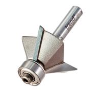 Trend Bearing Guided Triple Flute Chamfer Router Bit 34mm 11mm 1/4"