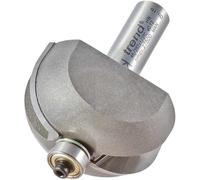 Trend Guided Cove Router Cutter, 19.1mm Radius, 1/2 Inch Shank | Two Flute Tungsten Carbide Tipped Cutter With Two Bearings For Accurate Guided Cove Routing, 46/282X1/2TC