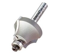 Trend Guided Glazing Bar Router Cutter, 1/4 Inch Shank, 27mm x 17mm | Guided Cutter For Accurate Glazing Bar Profiles, TCT Tip, 27mm Cut Diameter, 17mm Cut Length, 46/8/50X1/4TC