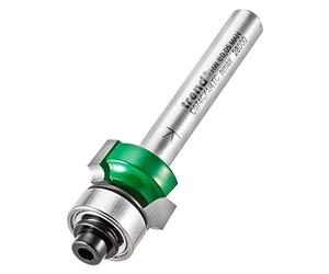 Trend Guided Rounded Over Router Cutter, 1/4 Inch Shank, 2mm Radius | Creates A Smooth Rounded Edge With Guided Bearings, Tungsten Carbide Tipped Cutter And 1/4 Inch Shank, C074CX1/4TC