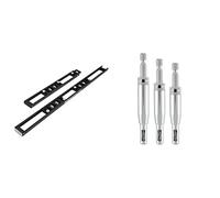 Trend H CK Hinge Jig Skeleton & C Corner Chisel & C019AX1/4TC Cutter Pack & QR/DBG/Set Quick Release 3 Piece Drill Bit Guide Set - 1/4" Hex Shank