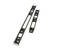 Trend Two-Part Skeleton Hinge Jig with Adjustable Blocks, Robust Carry Case & Guide Bush for Hinge Recess Cutting, Black, H/JIG/C