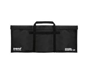 Trend Heavy-Duty Carry Case for 700-750 mm Kitchen Worktop Jigs, Padded Storage Bag with Reinforced Straps and Waterproof Outer, Fits Multiple Jig Models, CASE/KWJ700