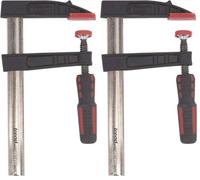 Trend Heavy Duty F Clamp 200mm x 100mm Quick Action Gripper Tool (Pack of 2)