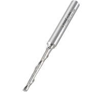 Trend Helical Plunge Cutter, 8mm Shank, 5mm Cut Dia, 40mm Cut Length, HSS | Helical Plunge Cutter For Smooth Slotting In Wood And Plastics, Built From High Speed Steel, 50/27X8MMHSSE