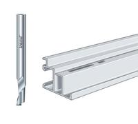 Trend High-Speed Steel Helical Plunge Bit For Aluminium And Upvc - 8mm