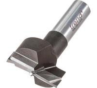 Trend TCT 35mm Circular Hinge Recessing Router Machine Bit, 1/2 Inch Shank, Tungsten Carbide Tipped, 105/35X1/2TC
