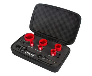 Trend Hss Bi-Metal 8% Cobalt Holesaw 6Pc Electrical Set Pk 6 HS/SET/6