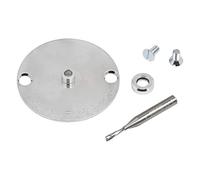 Trend Carbide 3.2mm Down Cut Spiral Router Bit & Bushing Kit for Inlay Templates, INLAY/KIT/A