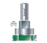 Trend CraftPro Intumescent Recessing Router Bit 2-Flute 1/2" Shank, 40x15mm Tungsten Carbide Tipped