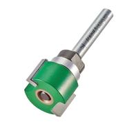 Trend CraftPro Intumescent Recessing Router Cutter, 1/4 in Shank, 24mm | Two Flute Tungsten Carbide Tipped Cutter For Intumescent Recessing With 24mm Cut Diameter And 15mm Cut Length, C220X1/4TC