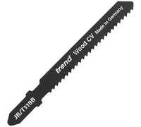 Trend JB/T119B Professional Jigsaw Blade - For plastics and acrylics, pack of 5, 4.0 mm*185.0 mm*80.0 mm