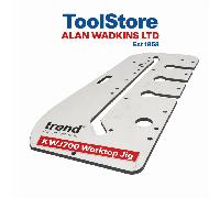 Trend Kitchen Worktop Jig for Precise Worktop Joints, Router Jig for Laminate, Solid Timber and Composite Worktops, 700mm, KWJ700