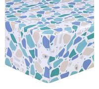 Trend Lab Jersey Fitted Crib Sheet, Terrazzo Forest