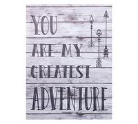 Trend Lab My Greatest Adventure Canvas Wall Art, Gray