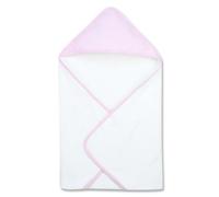 Trend Lab Pink Gingham Seersucker Deluxe Hooded Towel