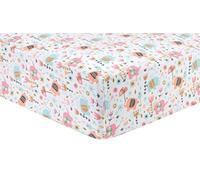 Trend Lab Playful Elephants Deluxe Flannel Fitted Crib Sheet
