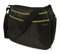 Trend Lab Ultimate Diaper Bag, Black/Avocado Green