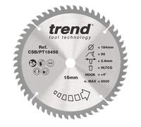 Trend Laminate/Hpl Circular Saw Blade 184Mm X 16Mm X 56T CSB/PT18456