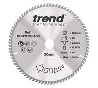 Trend Laminate/Hpl Circular Saw Blade 254Mm X 30Mm X 80T CSB/PT25480