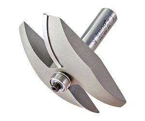 Trend Large Radius Panel Raiser Router Cutter, Bearing Guided, 1/2 in 86mm | For Creating Raised Panel Doors With Large Radius Profile, 12.7 mm Cut Length And 40 mm Radius, 18/81X1/2TC