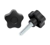 Trend Lobe Knob M6 x 20 mm, Pack of 2, Reinforced Plastic for Clamping