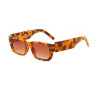 Trend Luxury Small Sunglasses for Men Women Fashion Classic Eyewear Outdoors Travel Driving Shades Uv400 (Flower Gradient Tea,One Size)