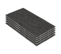 Trend Mesh 1/2 Sheet 115 x 230mm 120 Grit Sanding Sheets, AB/HLF/120M, Pack of 5