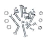 Trend Mixed Set of Countersunk Head Screws, Screw Kit for Assembling and Fixing Custom Router Tables, FIX/KIT/2, Silver