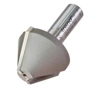 Trend Router Cutter - Mortar Groove Large Chamfer 60° 38mm x 27mm 1/2" Shank Tungsten Carbide Tipped