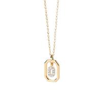 Trend Necklace Pendant Chain Men Women Jewellery Alphabet Necklace Initial A-Z Letters Birthday Women'S Fashion O