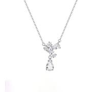 Trend Necklace Pendant Chain Men Women Jewellery Flower Grace Necklace For Women Girl Temperament