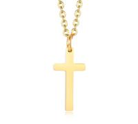 Trend Necklace Pendant Chain Men Women Jewellery Minimalist Cross Necklaces, Faith Pendant, Simple Christian Prayer, Religious Women And Men, Car Pendant