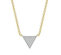 Trend Necklace Pendant Chain Men Women Jewellery Triangle Pendant Necklace For Women Shine Chain On The Neck Aesthetic Fashion