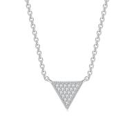 Trend Necklace Pendant Chain Men Women Jewellery Triangle Pendant Necklace For Women Shine Chain On The Neck Aesthetic Fashion