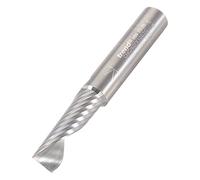 Trend O Flute Spiral Up-Cut Router Cutter, 10mm Shank, 10mm x 32mm | Solid Tungsten Carbide O Flute Spiral Up-Cut Cutter For CNC Routing, With 10mm Shank And 32mm Cut Length, CNC/407X10STC