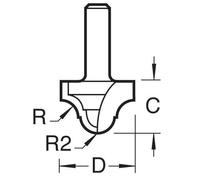 Trend Ogee Panel 4.5Mm Radius Pk 1 C110X1/4TC