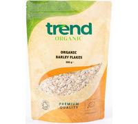 Trend Organic Barley Flakes, 500g-Nutrient-Rich Goodness, High in Protein & Fibre, and Essential Vitamins and Minerals, Certified Organic, Vegan, Non-GMO, No Additives No Preservatives, Raw