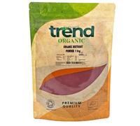 Trend Organic Beetroot Powder 1kg- 100% Pure Ground Beetroot - Certified Organic, Non-GMO, No Additives - Natural Food Colouring & Cooking Ingredient - Resealable Pouch