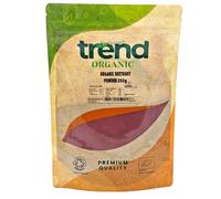 Trend Organic Beetroot Powder 250g - 100% Pure Ground Beetroot - Certified Organic, Non-GMO, No Additives - Natural Food Colouring & Cooking Ingredient - Resealable Pouch