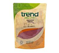 Trend Organic Beetroot Powder 500g- 100% Pure Ground Beetroot - Certified Organic, Non-GMO, No Additives - Natural Food Colouring & Cooking Ingredient - Resealable Pouch