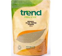 Trend Organic Black Pepper Powder, 250g - Versatile Kitchen Essential, Ideal Spice for Seasoning and Cooking with Earthy Flavour, Certified Organic, Vegan, Non-GMO, No Additives No Preservatives, Raw