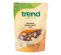 Trend Organic Brazil Nuts 250g - Wholesome Snacking for Adults and Kids, Baking, and Nutrient-Rich Recipes - High Fibre, High Protein - Certified Organic, Vegan, Non-GMO, No Preservatives, Raw