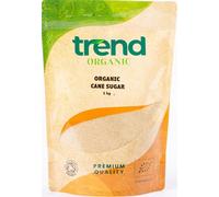 Trend Organic Cane Sugar 1kg-Ideal for Sweetening Your Culinary Creations - Certified Organic Sweetness, Pure, Unrefined, and Sustainably Sourced - Vegan, Non-GMO, No Additives, No Preservatives